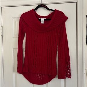 Women's Red Sweater